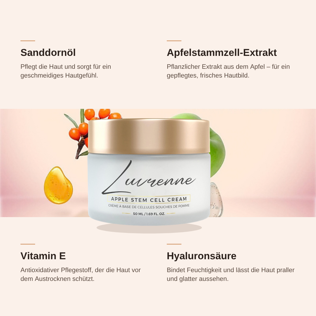 Crema Viso Ricca con Estratto di Cellule Staminali di Mela 50 ml